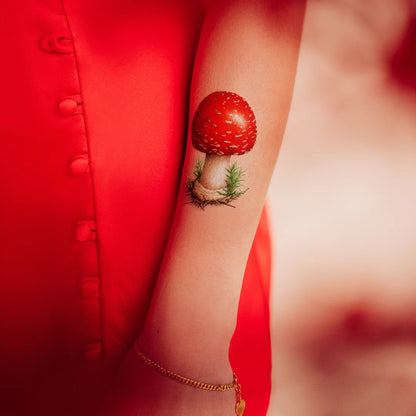 Toadstool Tattoo Pair