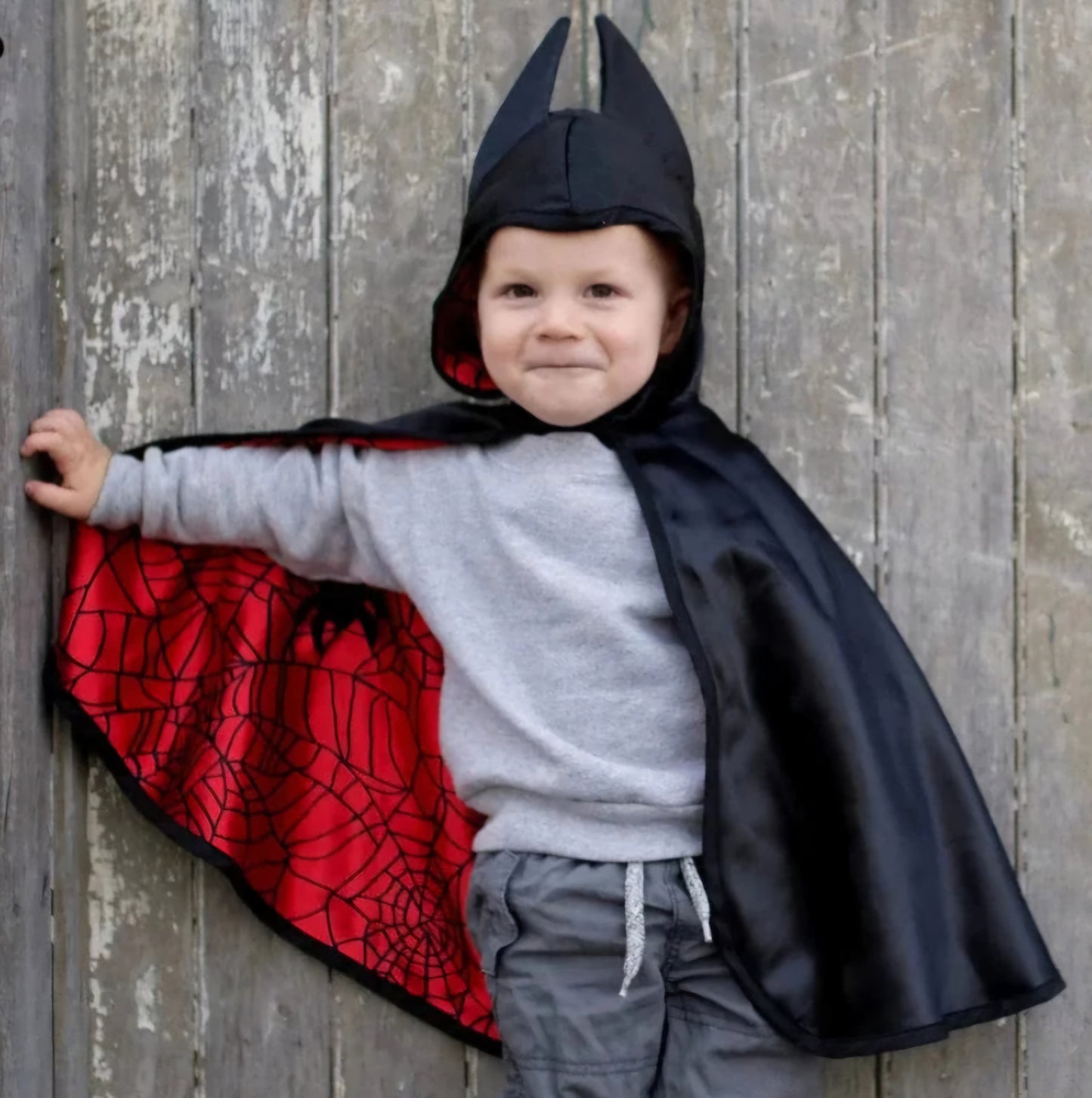 Batman Spiderman Toddler Cape