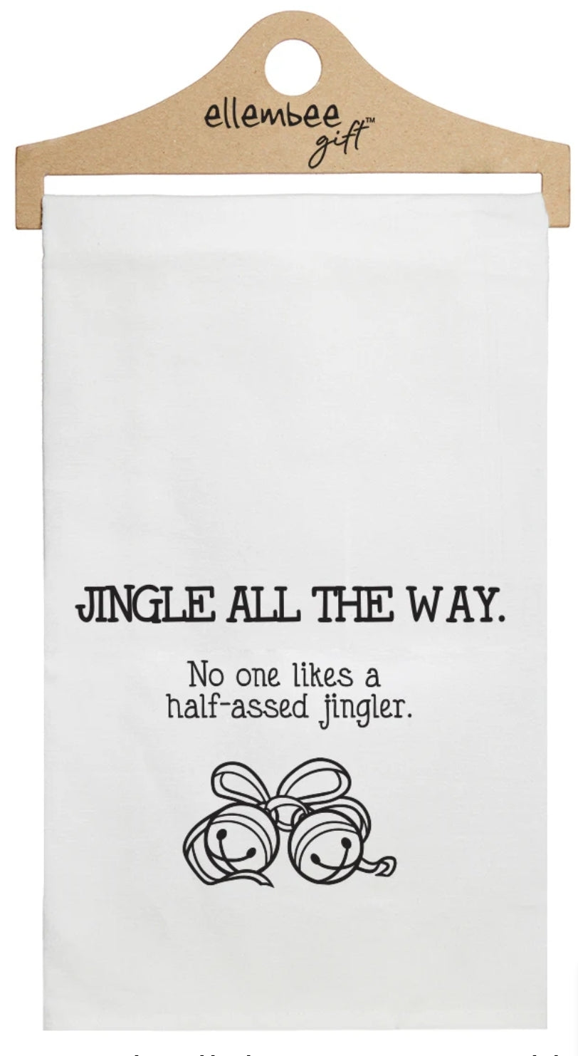 Jingle All The Way Tea Towel