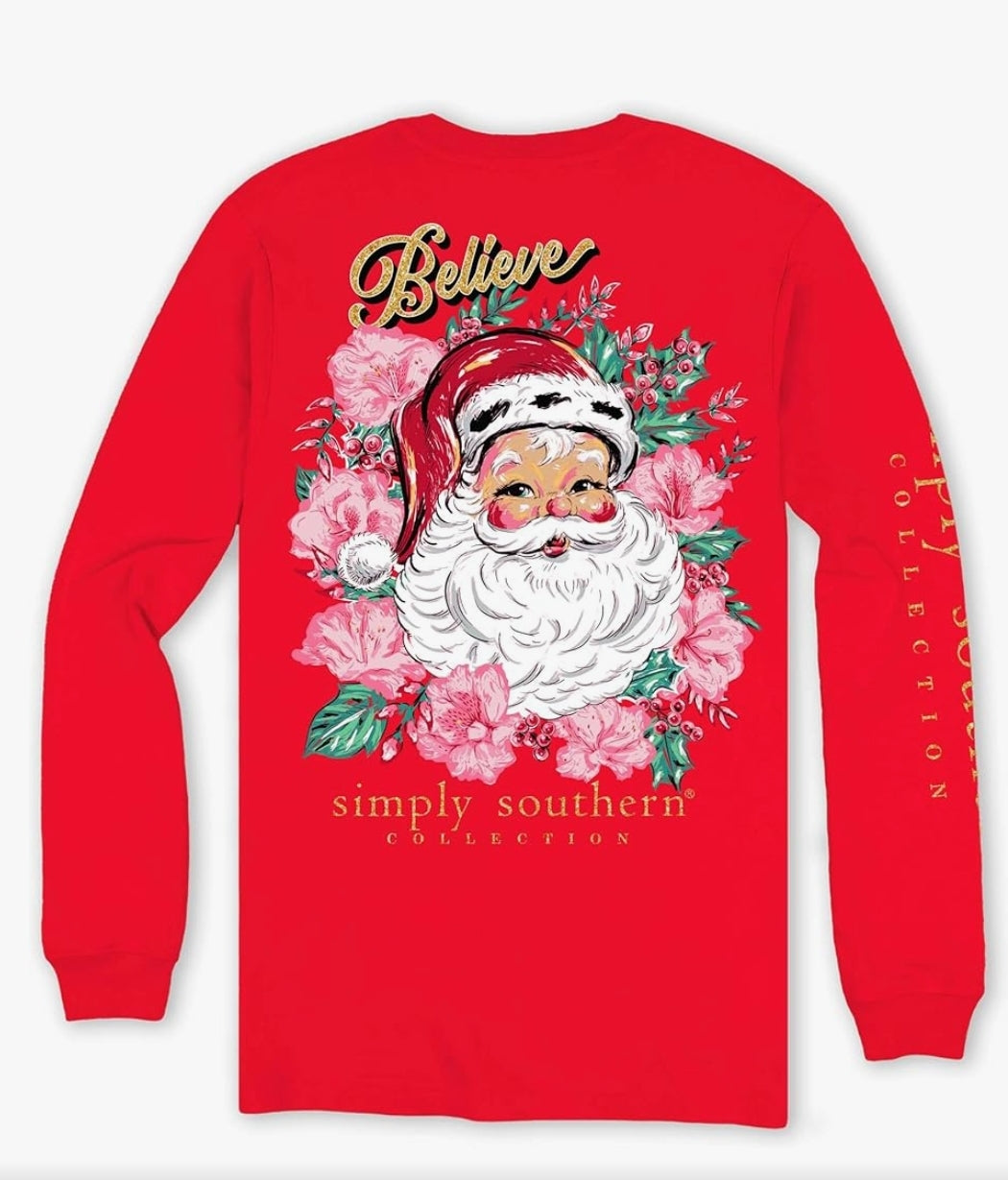 Youth- Believe Santa Shirt