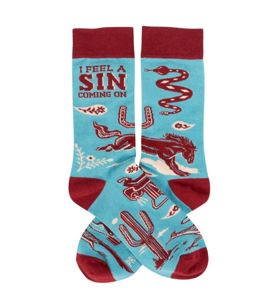I feel A Sin Coming Socks