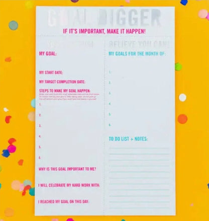 Goal Digger Notepad