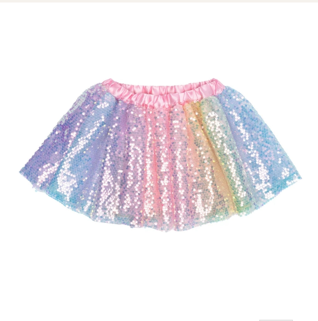Ombre Sequins Skirt