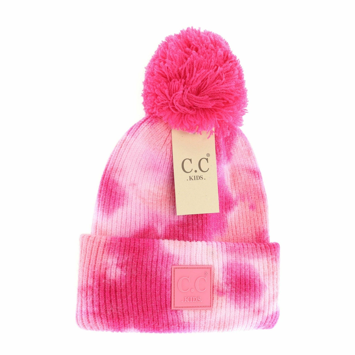 Kids' Tie Dye Pom C.C Beanie