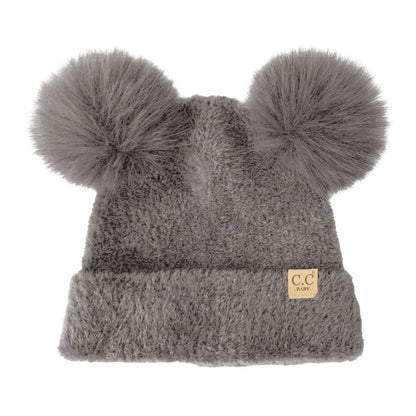 BABY Chenille Double Pom C.C Beanie BBHTC0038