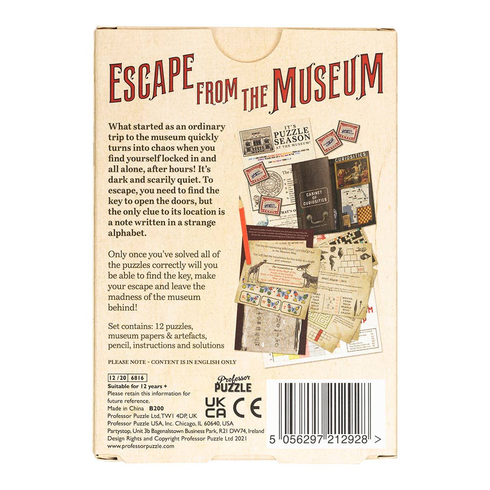 Mini Escape from the Museum Game