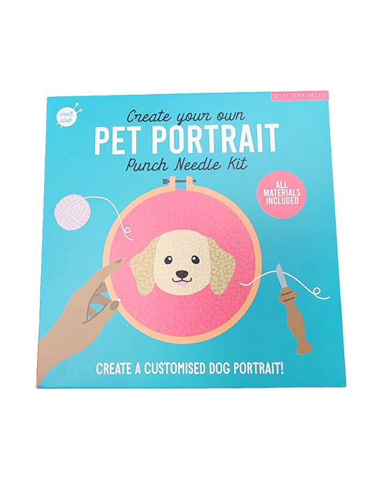 Pet Portrait Punch Needle Kit