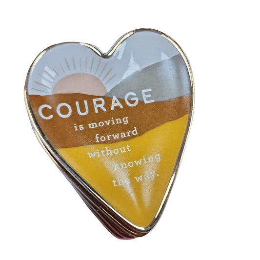 Courage heart dish