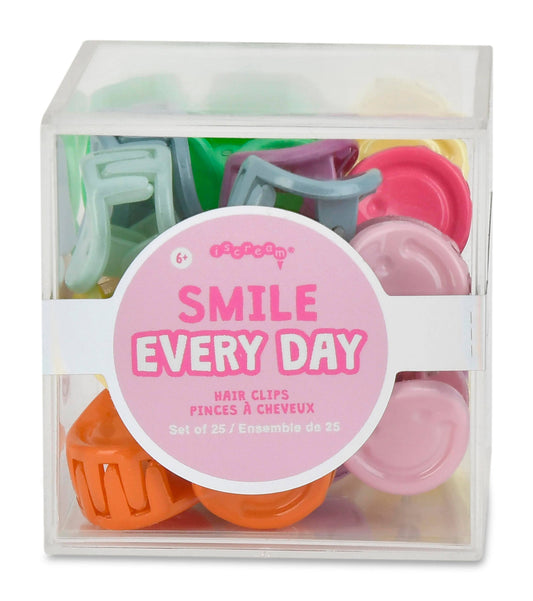 MINI SMILE HAIR CLIPS SET