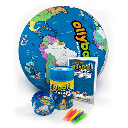 Ollyball PLANET EARTH 22" MEGA-Sized with STEM Lesson