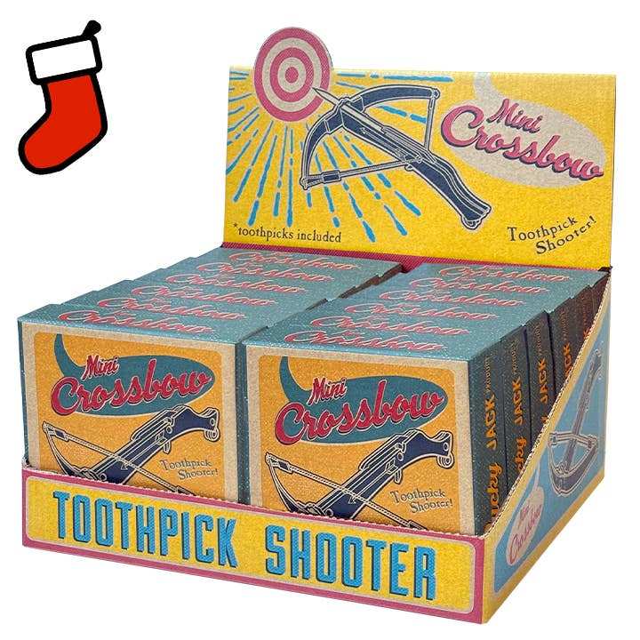 Mini Crossbow Toothpick Shooter (12 pk. Skid)