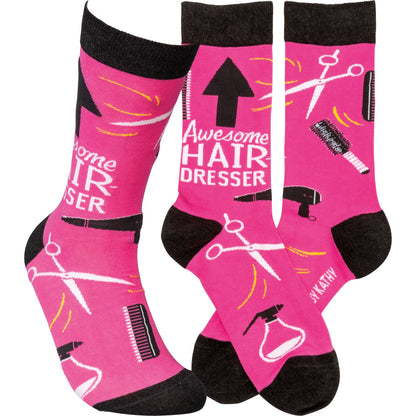 Awesome Hairdresser Socks