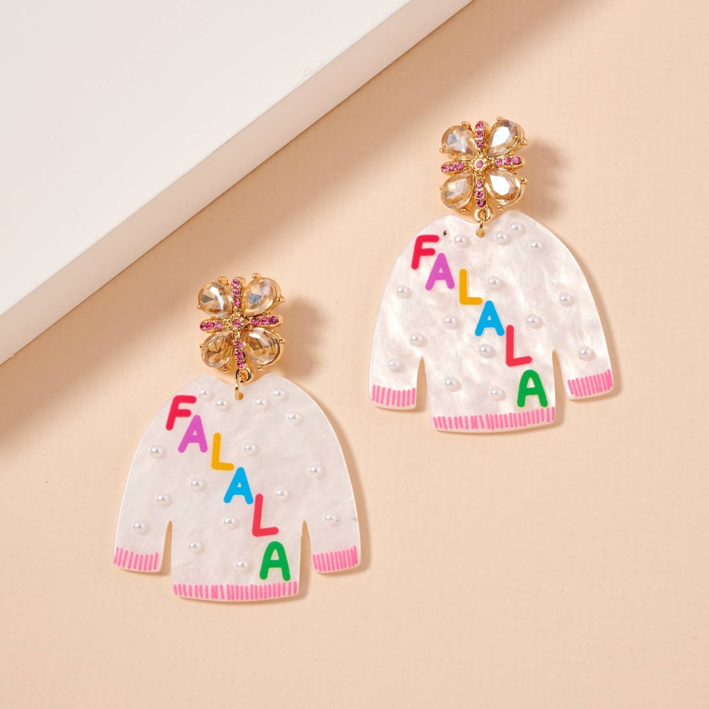 Ugly Sweater Dangling Earrings