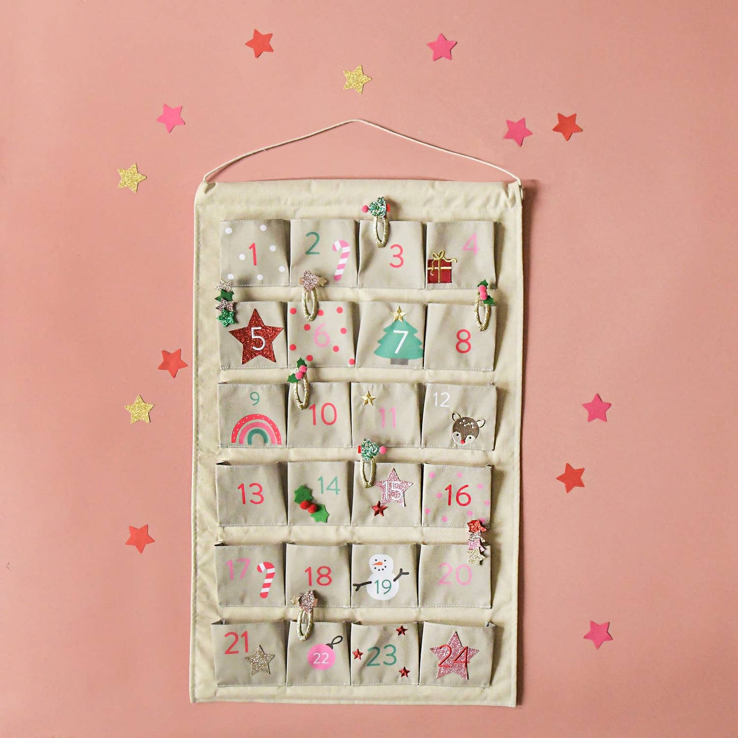 Jolly Christmas Reusable Advent Calendar