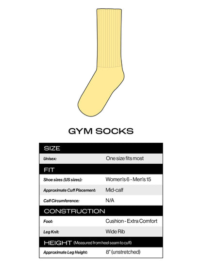 Old Fart Gym Crew Socks