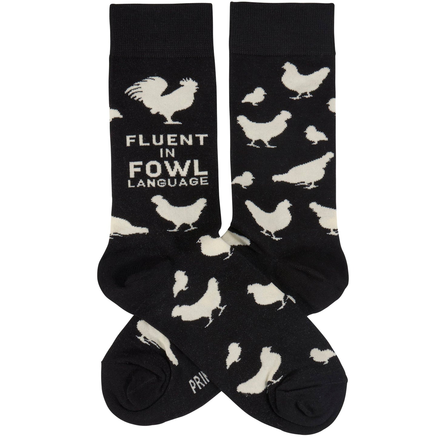 Fluent In Fowl Language Socks