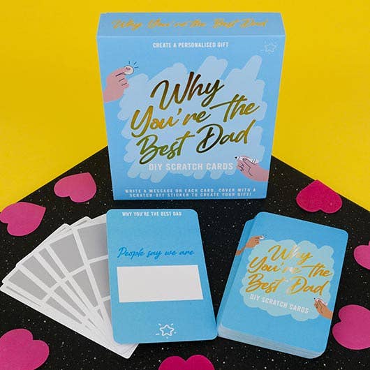 Reasons Why You're The Best Dad - DIY Scratch Cards