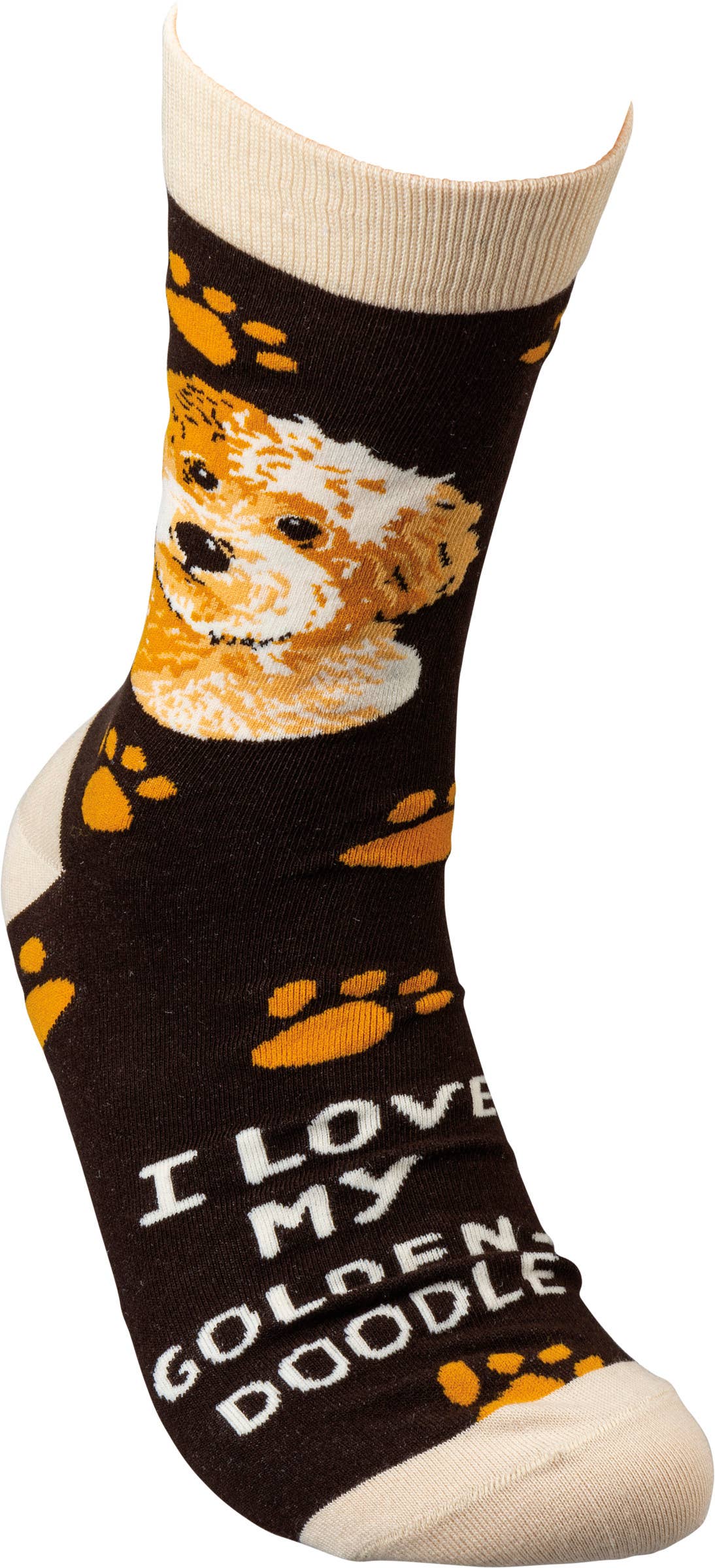 I Love My Goldendoodle Socks