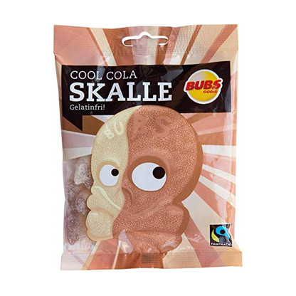 Cool Cola Skull Sour Jelly Candy (90g)