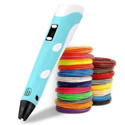 DeluxeDoodle3D Portable Rechargeable 3D Printer Pen (Filament Refills Included)