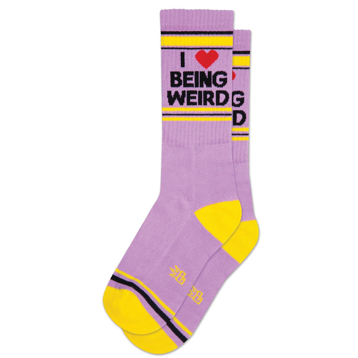 I ❤️ Being Weird Gym Crew Socks