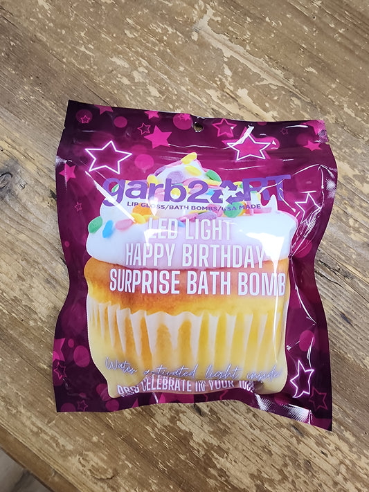 LED Light Birthday Bath Bomb