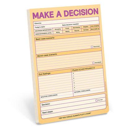 Make a Decision Pad (Pastel Version)