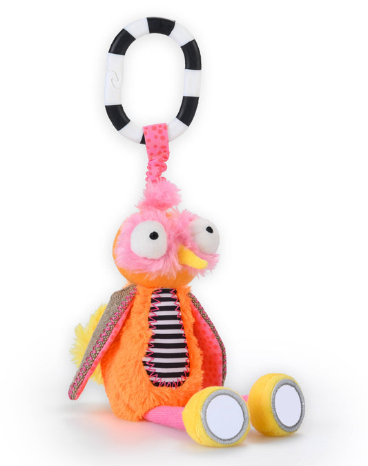 Ollie the Oddball Oddbird Chime & See Attachable Hanging Act