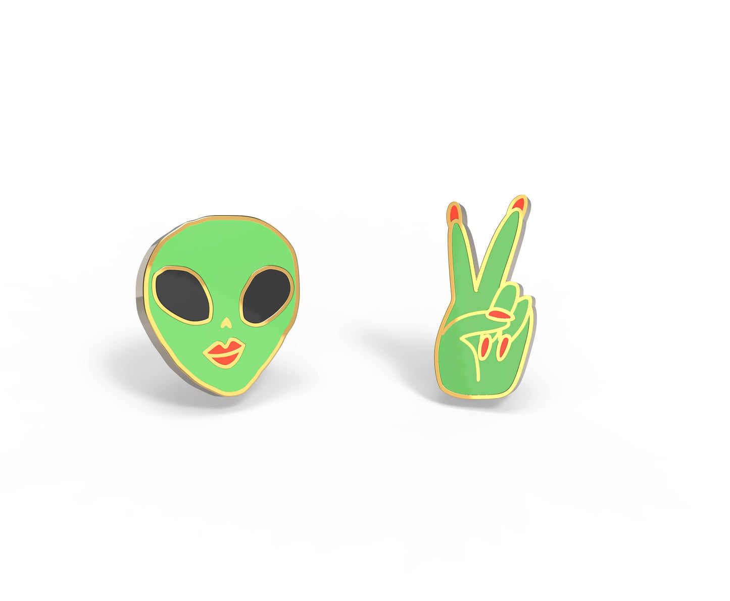 Alien Earrings